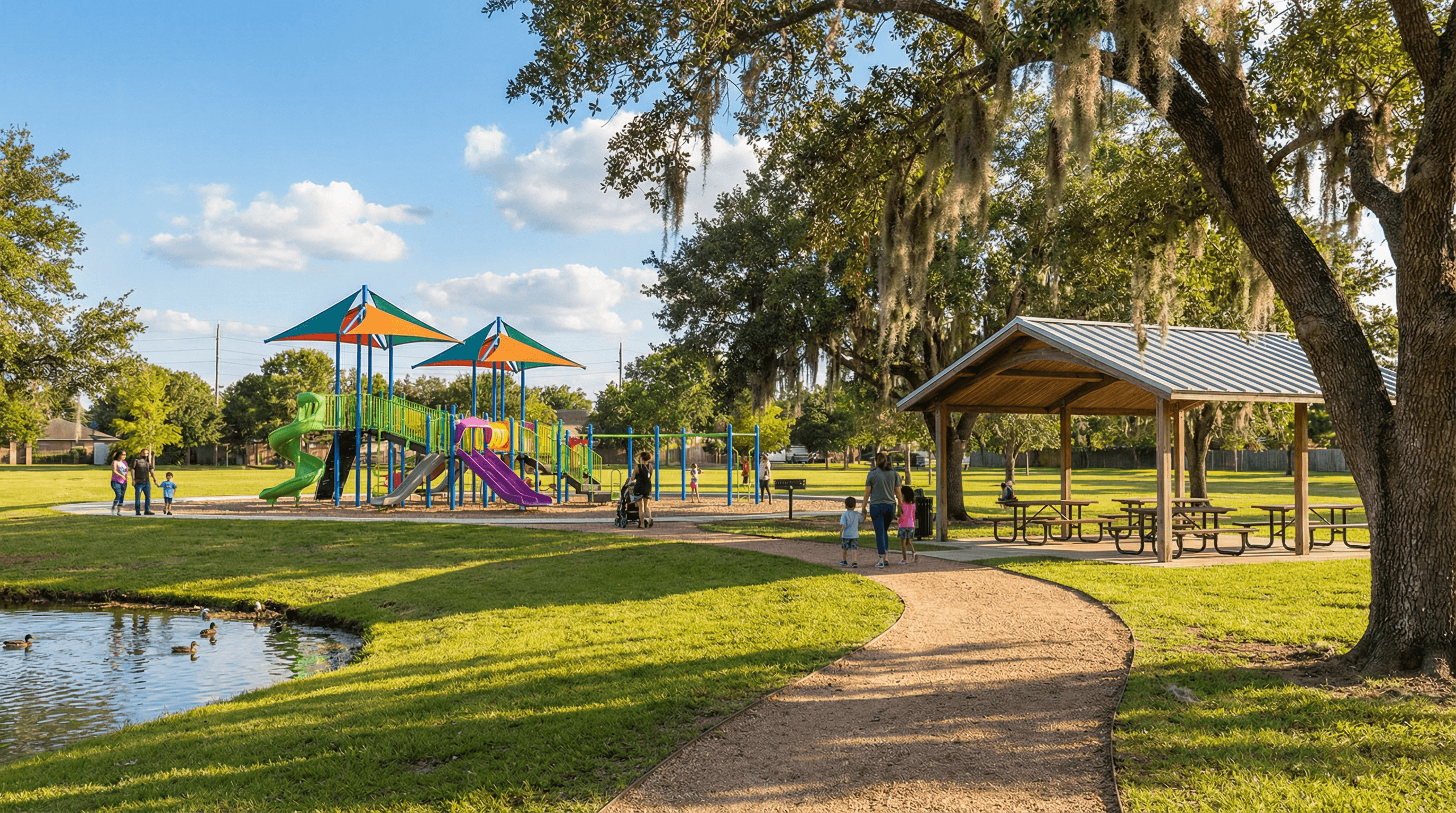 Over 50 parks keep families active year-round